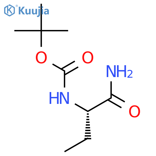 Carbamic acid,[(1S)-1-(aminocarbonyl)propyl]-, 1,1-dimethylethyl ester (9CI) structure
