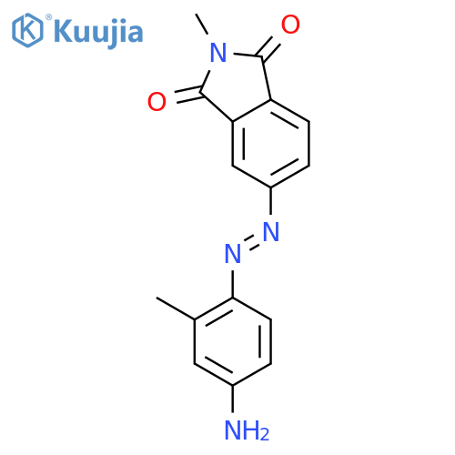 1H-Isoindole-1,3(2H)-dione, 5-[(4-amino-2-methylphenyl)azo]-2-methyl- structure