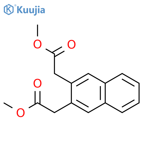 2,3-Naphthalenediacetic acid, dimethyl ester structure