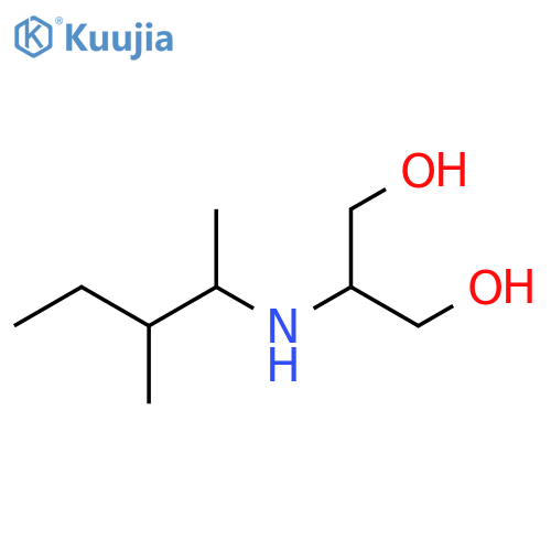 2-(3-methylpentan-2-yl)aminopropane-1,3-diol structure