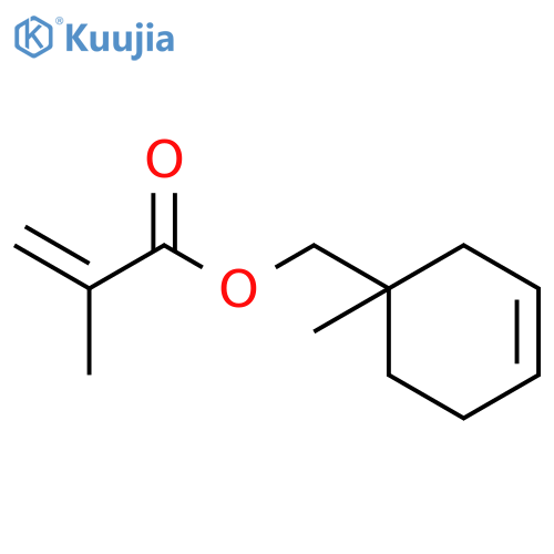 2-Propenoic acid, 2-methyl-, (1-methyl-3-cyclohexen-1-yl)methyl ester structure