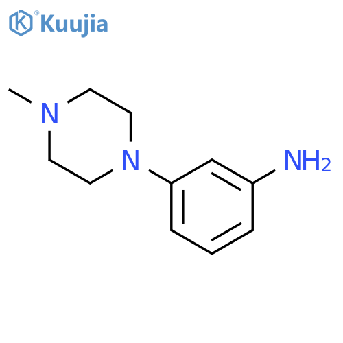 3-(4-Methylpiperazin-1-yl)aniline structure