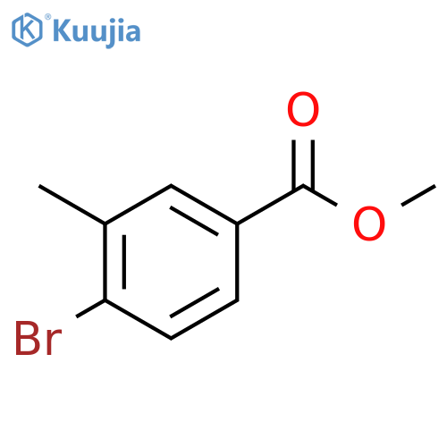 Methyl 4-bromo-3-methylbenzoate structure