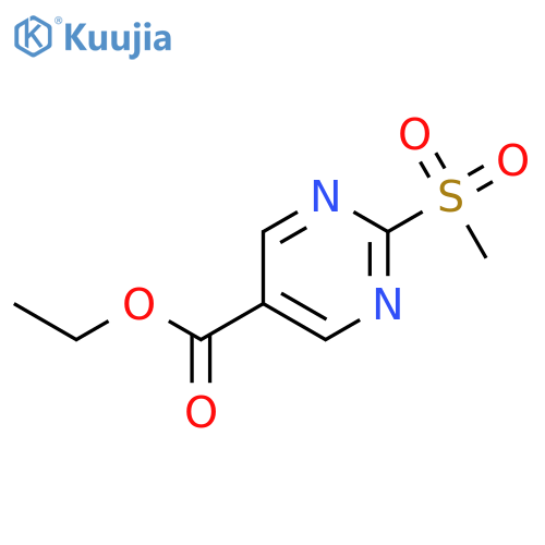 Ethyl 2-(Methylsulfonyl)-5-pyrimidinecarboxylate structure