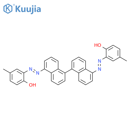 Phenol, 2,2'-[[1,1'-binaphthalene]-5,5'-diylbis(azo)]bis[4-methyl- structure