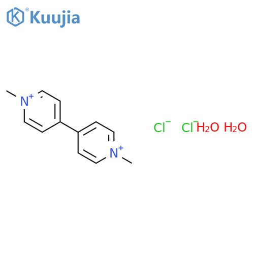 4,4'-Bipyridinium, 1,1'-dimethyl-, dichloride, dihydrate structure