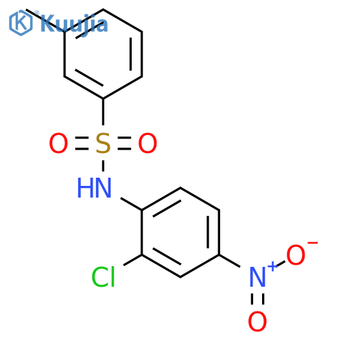 Benzenesulfonamide, N-(2-chloro-4-nitrophenyl)-3-methyl- structure