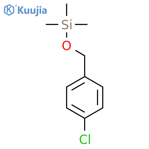 Silane, [(4-chlorophenyl)methoxy]trimethyl- structure