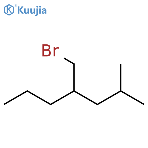 Heptane, 4-(bromomethyl)-2-methyl- structure