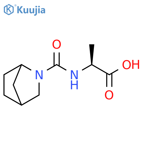 (2S)-2-({2-azabicyclo[2.2.1]heptane-2-carbonyl}amino)propanoic acid structure