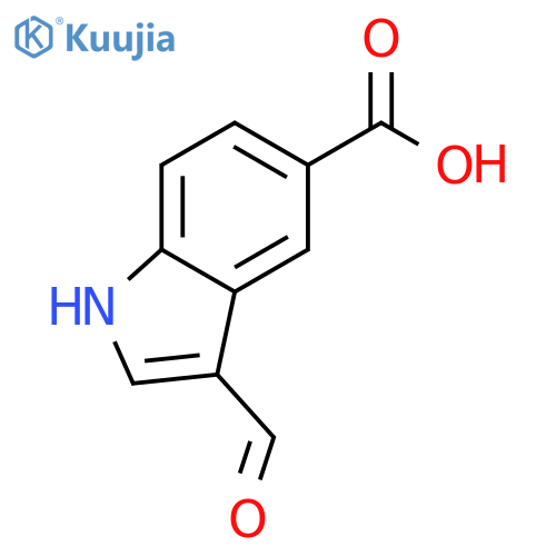 3-formyl-1H-indole-5-carboxylic acid structure