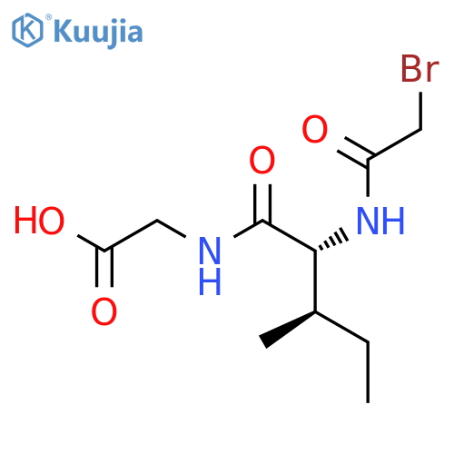 GLYCINE, N-[N-(BROMOACETYL)-D-ISOLEUCYL]- structure
