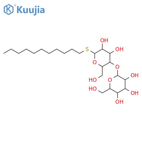 Undecyl b-D-thiomaltopyranoside structure