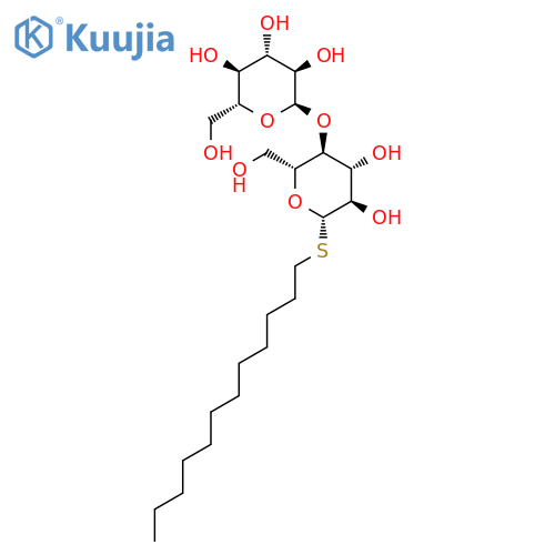 Dodecyl b-D-thiomaltopyranoside structure