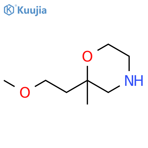2-(2-methoxyethyl)-2-methylmorpholine structure