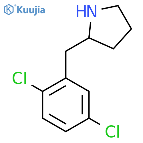2-(2,5-dichlorophenyl)methylpyrrolidine structure