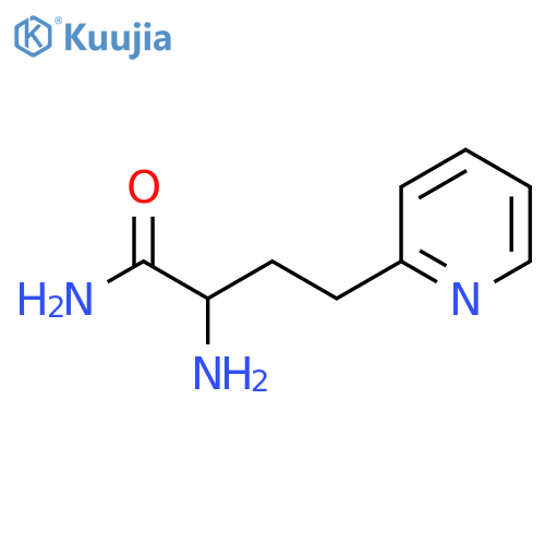 2-amino-4-(pyridin-2-yl)butanamide structure