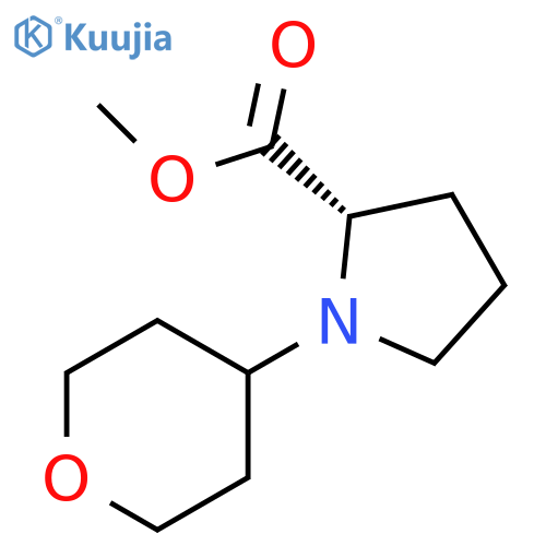 methyl 1-(oxan-4-yl)pyrrolidine-2-carboxylate structure