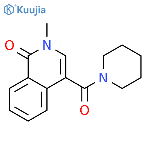 1(2H)-Isoquinolinone,2-methyl-4-(1-piperidinylcarbonyl)- structure