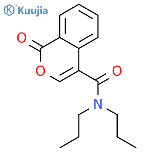 1H-2-Benzopyran-4-carboxamide,1-oxo-N,N-dipropyl- structure