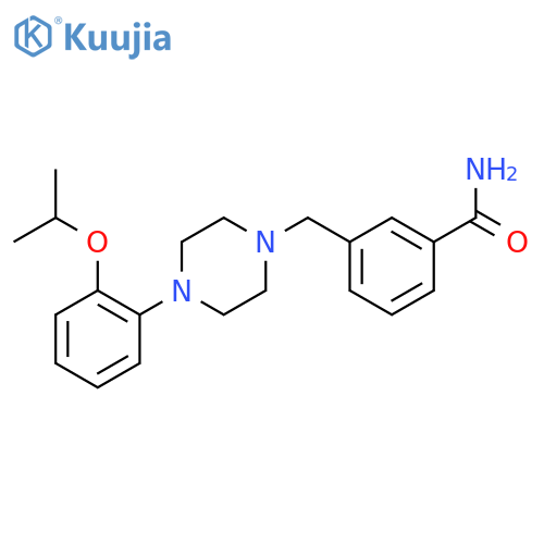 Benzamide, 3-[[4-[2-(1-methylethoxy)phenyl]-1-piperazinyl]methyl]- structure