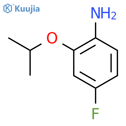 4-fluoro-2-(propan-2-yloxy)aniline structure
