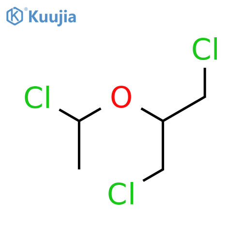 Propane, 1,3-dichloro-2-(1-chloroethoxy)-, (±)- structure