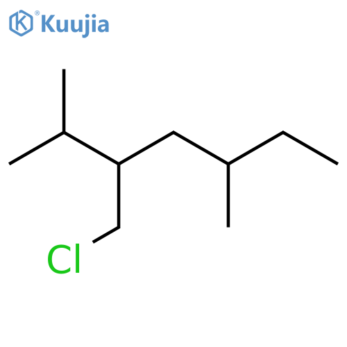 3-(Chloromethyl)-2,5-dimethylheptane structure