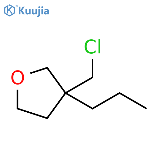 Furan, 3-(chloromethyl)tetrahydro-3-propyl- structure