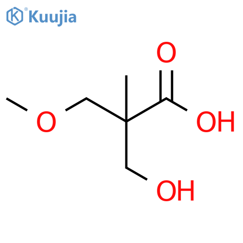 Propanoic acid, 3-hydroxy-2-(methoxymethyl)-2-methyl- structure