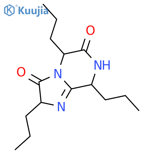 Imidazo[1,2-a]pyrazine-3,6(2H,5H)-dione, 7,8-dihydro-2,5,8-tripropyl- structure