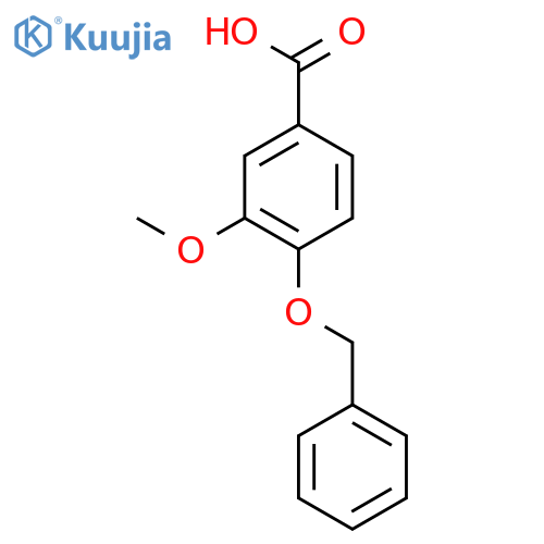 4-Benzyloxy-3-methoxybenzoic Acid structure
