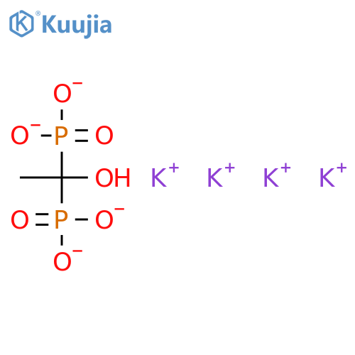 Phosphonic acid,P,P'-(1-hydroxyethylidene)bis-, potassium salt (1:4) structure