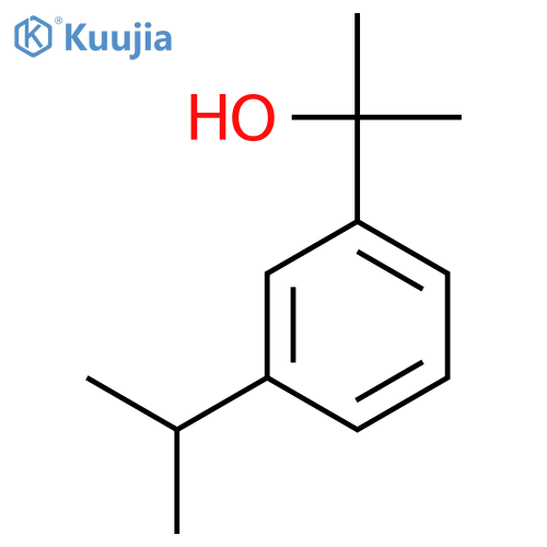 2-3-(propan-2-yl)phenylpropan-2-ol structure