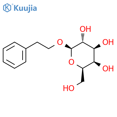 Phenylethyl b-D-galactopyranoside structure