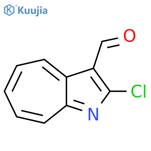 Cyclohepta[b]pyrrole-3-carboxaldehyde, 2-chloro- structure