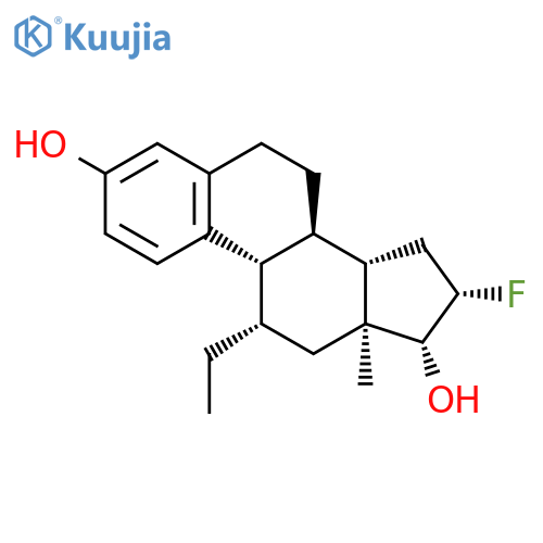 Estra-1,3,5(10)-triene-3,17-diol, 11-ethyl-16-fluoro-, (11b,16b,17b)- structure