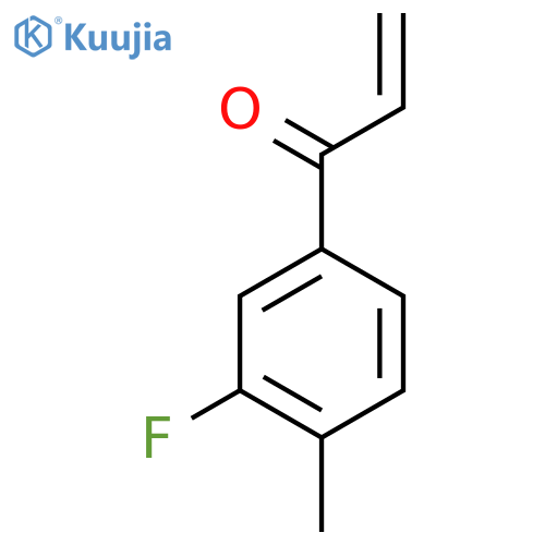 1-(3-Fluoro-4-methylphenyl)prop-2-en-1-one structure