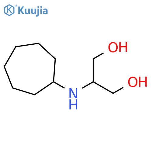 2-(cycloheptylamino)propane-1,3-diol structure