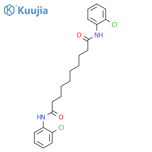 Decanediamide, N,N'-bis(2-chlorophenyl)- structure