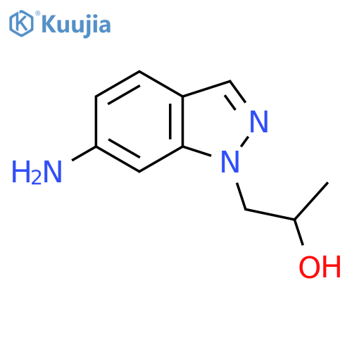 1-(6-amino-1H-indazol-1-yl)propan-2-ol structure