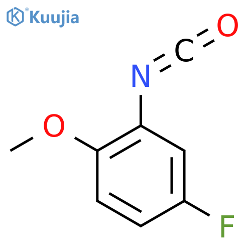 4-fluoro-2-isocyanato-1-methoxybenzene structure