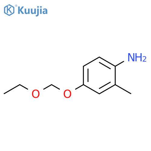 4-(ethoxymethoxy)-2-methylaniline structure