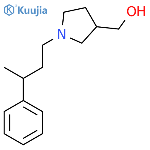 (1-(3-Phenylbutyl)pyrrolidin-3-yl)methanol structure