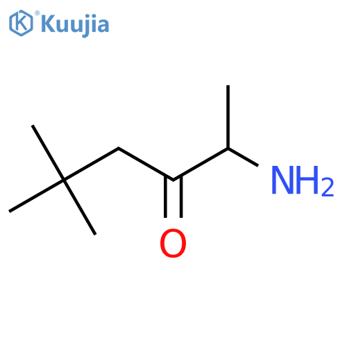 2-Amino-5,5-dimethylhexan-3-one structure