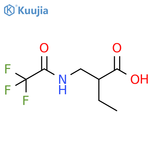Butanoic acid, 2-[[(2,2,2-trifluoroacetyl)amino]methyl]- structure