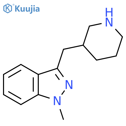 1-methyl-3-(piperidin-3-yl)methyl-1H-indazole structure