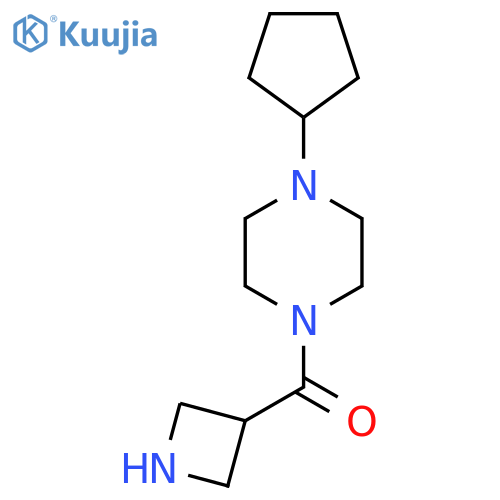 1-(Azetidine-3-carbonyl)-4-cyclopentylpiperazine structure