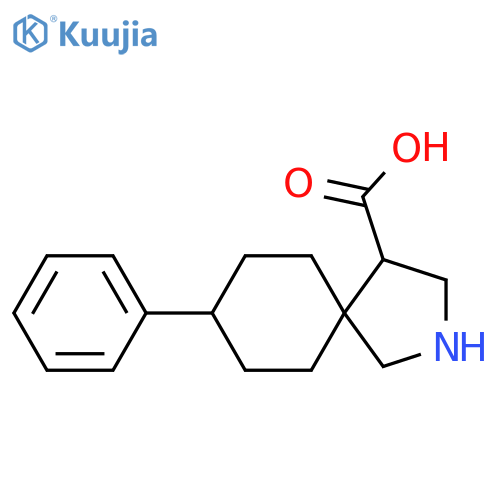 8-phenyl-2-azaspiro4.5decane-4-carboxylic acid structure