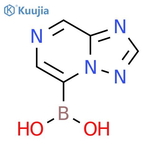 {[1,2,4]triazolo[1,5-a]pyrazin-5-yl}boronic acid structure